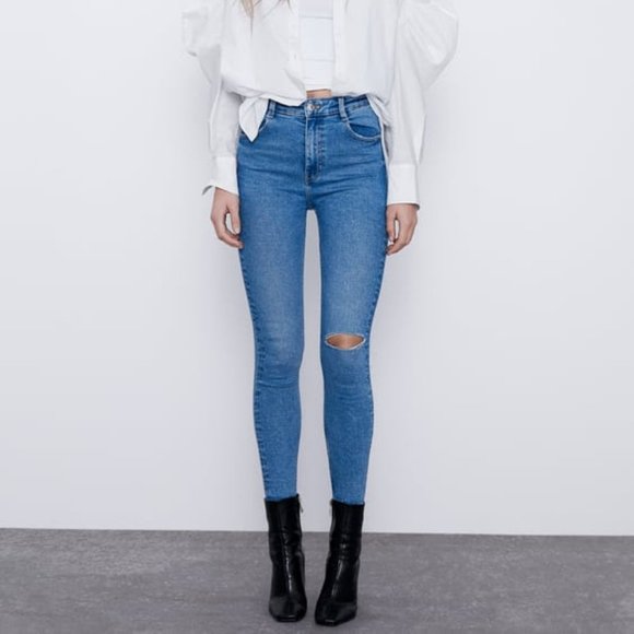 Zara Denim - Zara Vintage Hi-Rise Skinny Jeans
